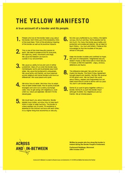 Across and InBetween_ Yellow Manifesto A4