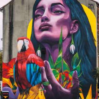 Belfast Street Art tour. FORZAN (Force) by Sancho MDN