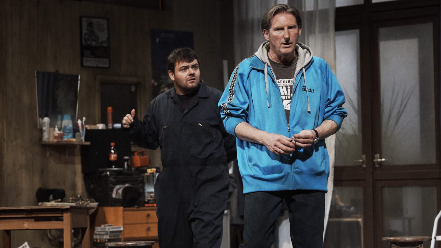 Laurence Kinlan and Adrian Dunbar