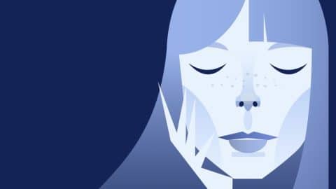 Illustration of Joni Mitchell